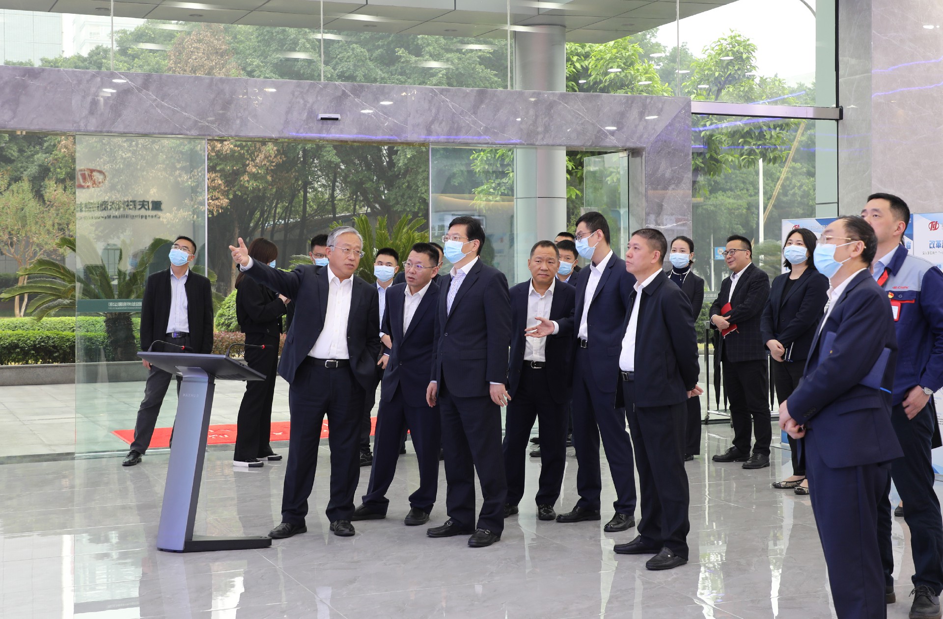 渝富控股集團黨委書記、董事長胡際權(quán)調(diào)研川儀股份高質(zhì)量發(fā)展情況