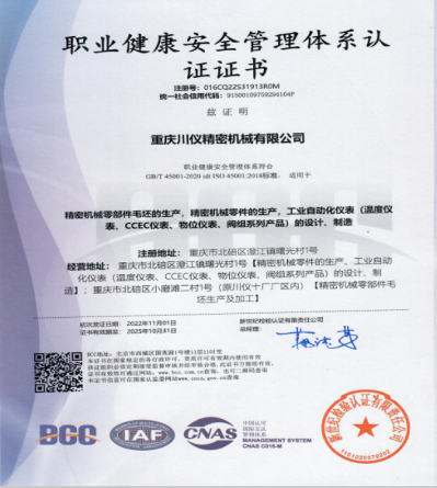 職業(yè)健康管理體系認(rèn)證